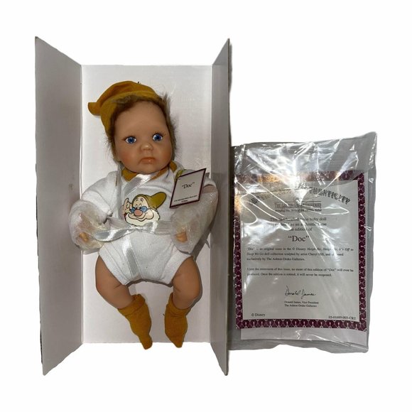 New Open Ashton Drake Disney Snow White Seven Dwarfs Complete Prince Charming - Picture 3 of 11